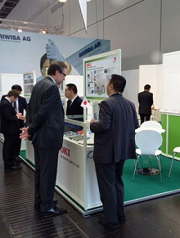 Oki Electric Cable's booth 