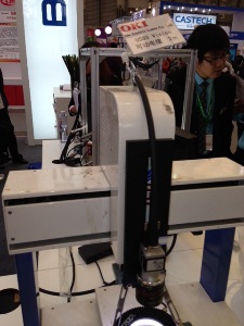 Oki Electric Cable's high-flexion USB3 cable connected with Basler's USB3 camera
