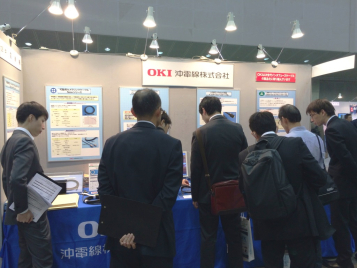 Oki Electric Cable's booth 