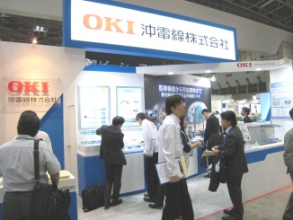 Oki Electric Cable's booth 