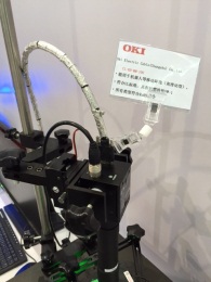OKI CL cable connected with SONY camera (Shenzhen UNIC booth) 