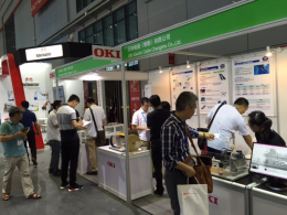 Well-attended booth of Oki Electric Cable Changshu Co., Ltd.