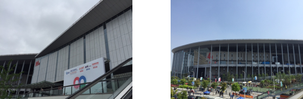 Exhibition entrance and Hall4.1 International Zone (OKI Group's exhibit venue) 