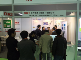 Well-attended Oki Electric Cable booth 