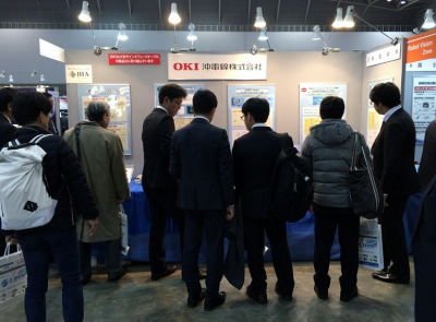 Oki Electric Cable's booth 