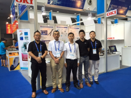 Booth and booth staff
