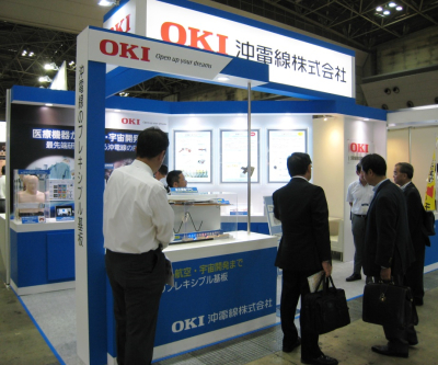 Oki Electric Cable's booth 