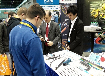Oki Electric Cable's booth