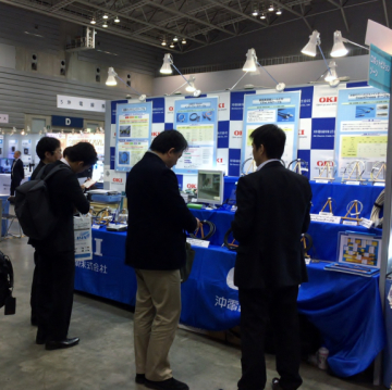 Oki Electric Cable's booth 