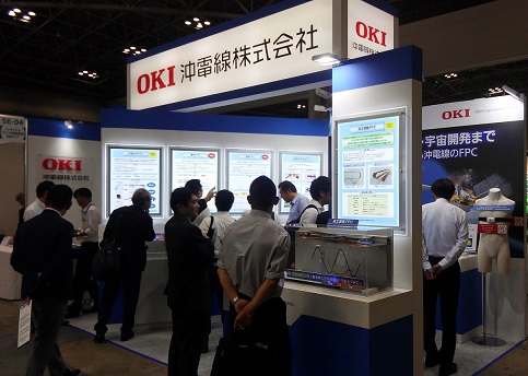 Oki Electric Cable's booth 