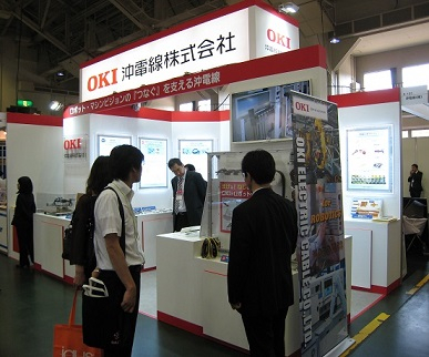 Oki Electric Cable's booth 