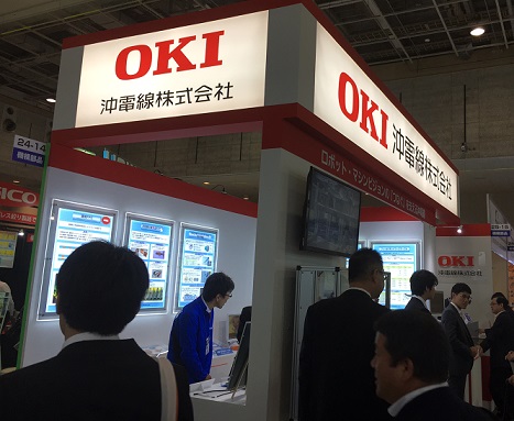 Oki Electric Cable's booth 