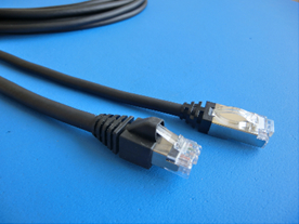 Small-diameter, high-flexure, shielded C5eLAN cables