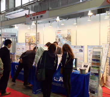 Oki Electric Cable's booth 
