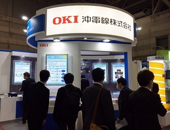 Oki Electric Cable's booth 