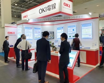 Oki Electric Cable's booth 