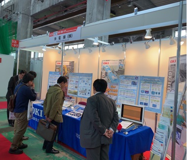 Oki Electric Cable's booth 