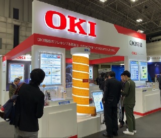 Oki Electric Cable's booth 