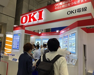Oki Electric Cable's booth 