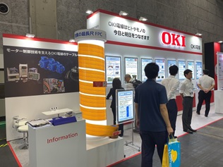 Oki Electric Cable's booth 