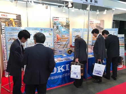 Oki Electric Cable's booth 