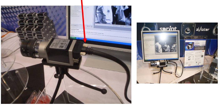 Basler's new Ace series's GigE Camera with OKI's highly flexible Cat.5e LAN cables