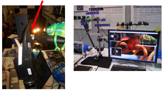Oki Electric Cable's Camera Link Cable connected to JAI C Cube camera