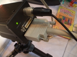 Oki Electric Cable's Camera Link Cable connected to JAI C Cube camera