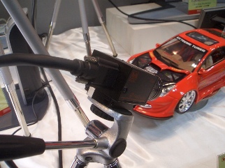 Oki Electric Cable's High sliding 1394.b cables are connected to ToshibaTeli's FireDragon camera