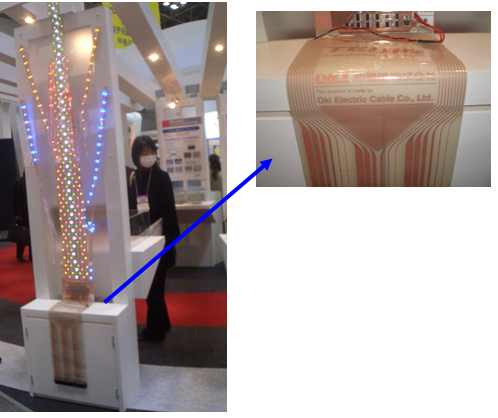 Illumination using Oki Electric Cable's Long FPC