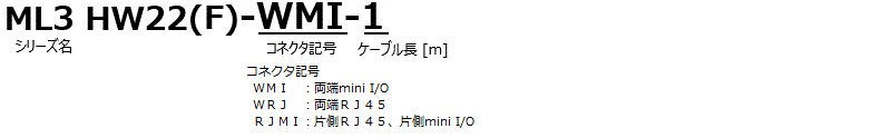 ML3 HW22AWG（F）-WMI-1