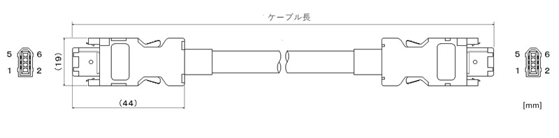 高摺動1394.aケーブル1394K1シリーズ概観図