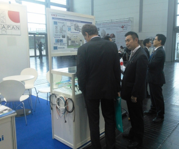 Oki Electric Cable's booth 