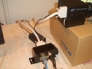 Oki Electric Cable's Camera Link Cable connected to JAI Camera
