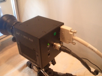 Oki Electric Cable's Camera Link Cable connected to JAI Camera