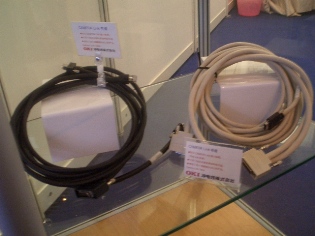 Oki Electric Cable's Panel which are demonstrated in Microview's booth