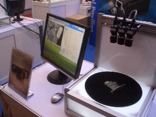 OKI IEEE1394.b cable connected to PointGrey cameras