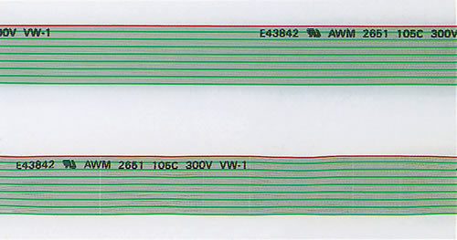 柔軟形1.0mmピッチオキフレックス（UL758 Style 2651）の写真