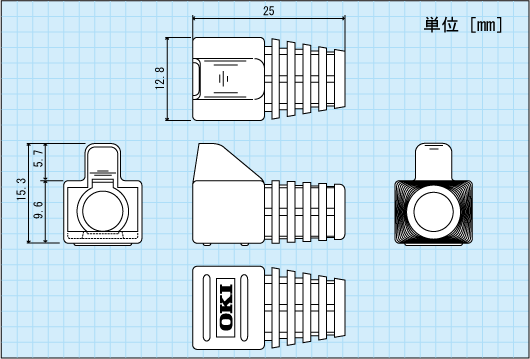保護用ブーツ MP88プラグブーツの図
