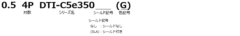 0.5 4P DTI-C5e350（G）
