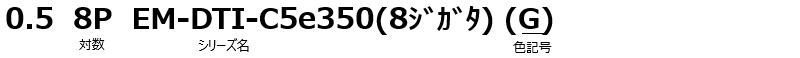 0.5 8P EN-DTI-C5e350（8ジガタ）