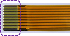 端子部の導体露出箇所